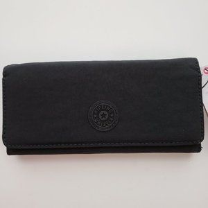 NWT Kipling black wallet.